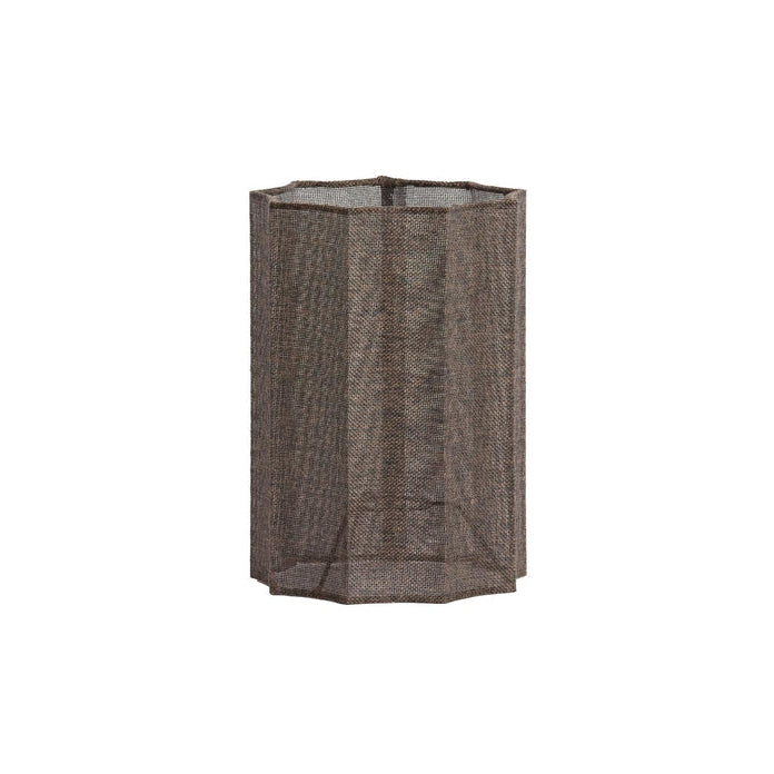 Cilinder lampenkap Disli - Donkerbruin - Ø18cm